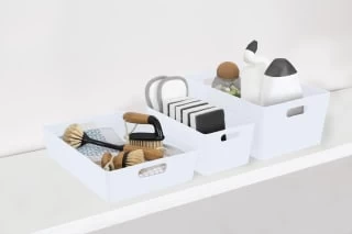 Soho Storage Tub 10 X 30 X 10cm - White 4 Soho Storage Tub 10 X 30 X 10cm - White - Image 4