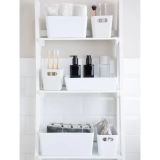 Soho Storage Tub 10 X 30 X 10cm - White 3 Soho Storage Tub 10 X 30 X 10cm - White - Image 3