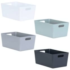 Soho Storage Tub 11 X 25.5 X 17cm - White -Home Decor Sales 384323 soho size e box 11x25 5x17cm group