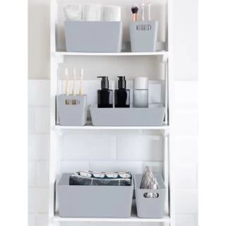 Soho Storage Tray 6 X 25.5 X 17cm - Grey 2 Soho Storage Tray 6 X 25.5 X 17cm - Grey - Image 2