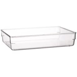 Clear Organiser Plastic Tray - Large