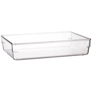 Clear Organiser Plastic Tray - Large 1 Clear Organiser Plastic Tray - Large