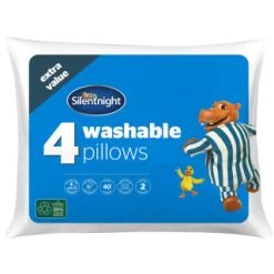 Silentnight Washable Pillows 4pk