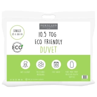 Downland Eco-Friendly Anti-Allergy 10.5 Tog Duvet - Single 1 Downland Eco-Friendly Anti-Allergy 10.5 Tog Duvet - Single