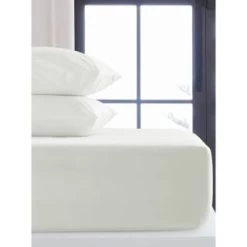 Silentnight Cream Single Fitted Sheet