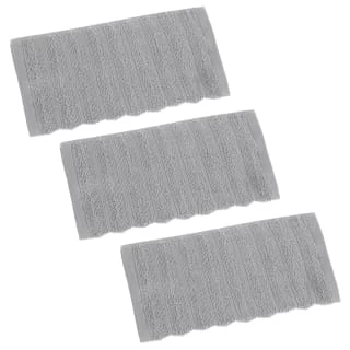 B&M Retreat Face Cloth 3pk - Grey 2 B&M Retreat Face Cloth 3pk - Grey - Image 2