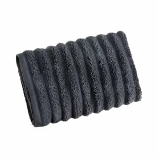 Retreat Knitted Hand Towel - Charcoal 1 Retreat Knitted Hand Towel - Charcoal