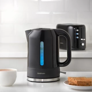 Goodmans Plastic Kettle - Black 2 Goodmans Plastic Kettle - Black - Image 2