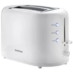 Goodmans Plastic 2 Slice Toaster - White