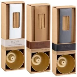 B&M Restore Incense Sticks & Holder - Sandalwood, Cedar, Cardamom -Home Decor Sales 387610 387611 387613 incense sticks and holder group 1