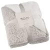 B&M Montana Two Tone Sherpa Throw - Natural