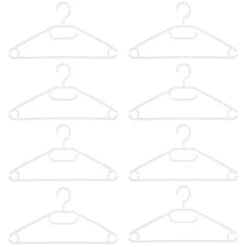 B&M Swivel Hook Hangers 8pk - White -Home Decor Sales 389279 home organisation 8pk swivel hook hangers white 2