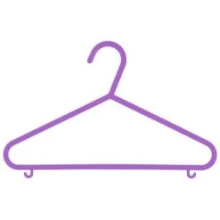B&M Children's Hangers 10pk - Pastel -Home Decor Sales 389289 home organisation co 10pk childrens hangers girl 3