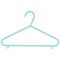 B&M Children's Hangers 10pk - Pastel -Home Decor Sales 389289 home organisation co 10pk childrens hangers girl 4