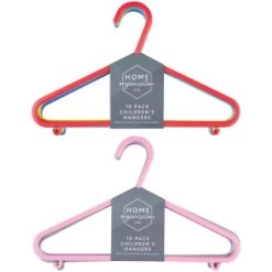 B&M Children's Hangers 10pk - Pastel -Home Decor Sales 389289 home organisation co 10pk childrens hangers main