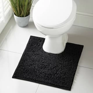 B&M Signature Noodle Pedestal Mat - Black 1 B&M Signature Noodle Pedestal Mat - Black