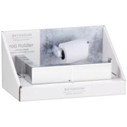 B&M Chrome Fitted Toilet Roll Holder -Home Decor Sales 389952 chrome fitted roll holder 5
