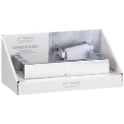 B&M Chrome Fitted Towel Ring -Home Decor Sales 389953 chrome fitted towel holder 5