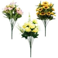 B&M Large Flower Bunch - Sunflower -Home Decor Sales 390732 large bunch group