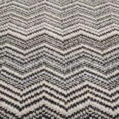 B&M Buddy Chevron Mono Doormat -Home Decor Sales 392186 buddy chevron mat mono 4