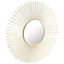 B&M Superbloom Sun Metal Garden Mirror