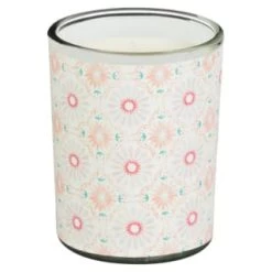B&M Boho Garden Mini Printed Candles 3pk -Home Decor Sales 392778 3pk mini printed candles 2