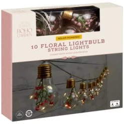 10 Solar Floral Lightbulb String Lights 5 10 Solar Floral Lightbulb String Lights -Home Decor Sales 392903 10 solar floral lightbulb string lights 21