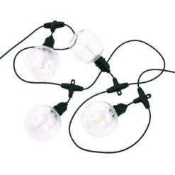 Eveready Mains Powered XL LED Bulb String Lights 10pk - Warm White -Home Decor Sales 392917 eveready 10 mains operated warm white xl led bulb string lights