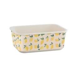 B&M Rectangular Tubs 2pk - Lemons -Home Decor Sales 392929 2pk reuse and repurpose rectangle tubs lemon 6