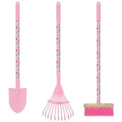 Kids Long Handle Printed Tool - Pink - Brush -Home Decor Sales 392933 kids long handle printed tools girls group