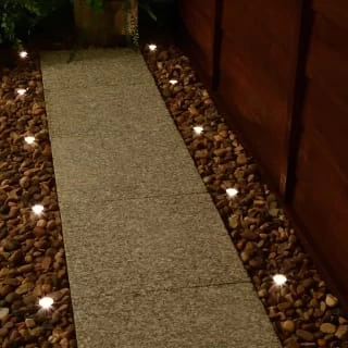 Solar Powered Ground Spotlights 10pk 1 Solar Powered Ground Spotlights 10pk