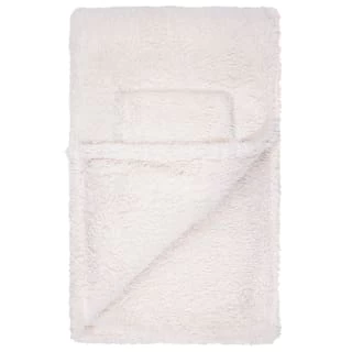 Home Essentials Teddy TV Blanket - Cream 2 Home Essentials Teddy TV Blanket - Cream - Image 2