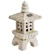 B&M Rustic Pagoda Ornament With Solar LED