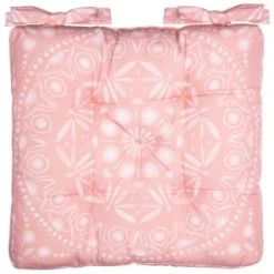 B&M Luxury Seat Pad - Pink Tropical Print