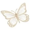 B&M Large Metal Butterfly Wall Art - Cream