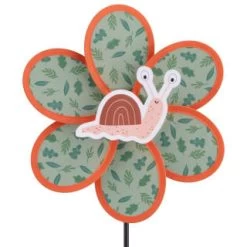 B&M Kids Insect Windmill Stakes 3pk -Home Decor Sales 393684 3pk kids windmills snail 2