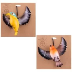 B&M Springy Hanging Bird - Brown 8 B&M Springy Hanging Bird - Brown -Home Decor Sales 393690 springy bird hanging geoup