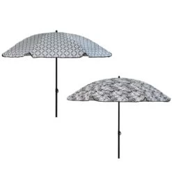 B&M Urban Eden Printed Parasol 1.8m - Geo -Home Decor Sales 393760 urban eden 1 8m printed parsasol group