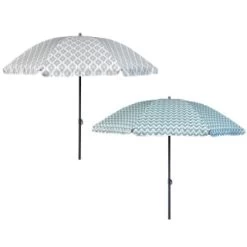 B&M Ocean Air Printed Parasol 1.8m - Geo -Home Decor Sales 393762 ocean air 1 8m printed parsasol group