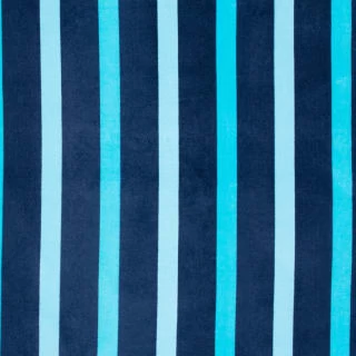 B&M Adult's Beach Towel - Blue Stripes 3 B&M Adult's Beach Towel - Blue Stripes - Image 3