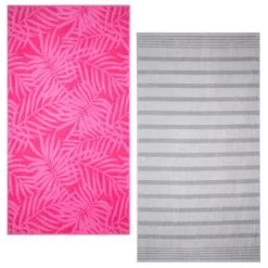 B&M Oversized Jacquard Beach Towel - Pink Tropical 9 B&M Oversized Jacquard Beach Towel - Pink Tropical -Home Decor Sales 393922 oversize jacquard beach towel group 2