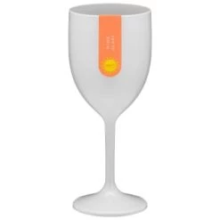 B&M Simply Summer Wine Glass - Grey