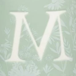 B&M Floral Alphabet Mug (Assorted) -Home Decor Sales 394397 floral alphabet mug green m 2