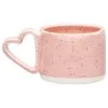 B&M Heart Handle Speckled Mug