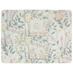 B&M Floral Placemat & Coaster Set 8pc -Home Decor Sales 394455 floral placemat and coaster set 8pc
