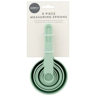 Measuring Spoons 8pk - Mint 2 Measuring Spoons 8pk - Mint - Image 2