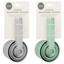 Measuring Spoons 8pk - Mint 5 Measuring Spoons 8pk - Mint -Home Decor Sales 394506 8 piece measuring spoons group