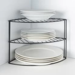 B&M Corner Plate Rack 5 B&M Corner Plate Rack -Home Decor Sales 394550 corner plate rack