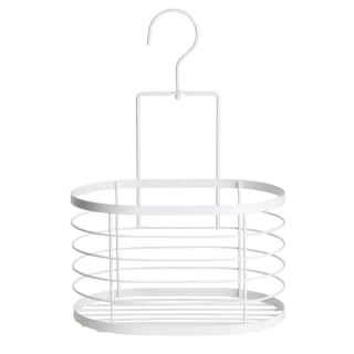B&M Hanging Bathroom Caddy - White 1 B&M Hanging Bathroom Caddy - White