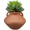 B&M Small Succulent Vase - Orange